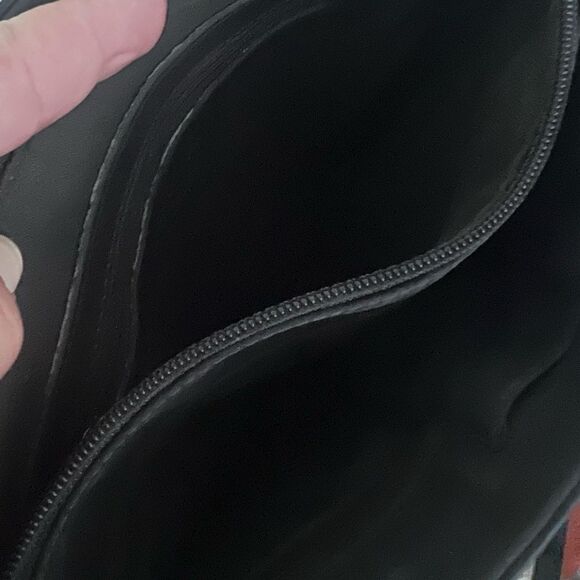 Black Leather Tote Bag - Picture 10 of 13